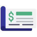 cheque bancario icon