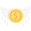 dinero volador icon