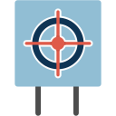 Shooting target icon
