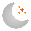 luna y estrellas icon