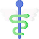 Rod of asclepius icon