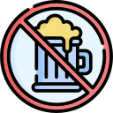 no alcohol