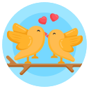 pájaro del amor icon