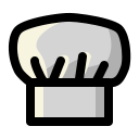 sombrero de cocinero icon