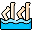 natación sincronizada icon