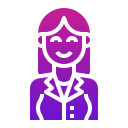 mujer de negocios icon