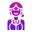 mujer de negocios icon