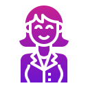 mujer de negocios icon