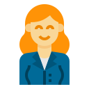 mujer de negocios icon