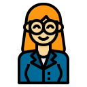 mujer de negocios icon