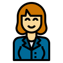 mujer de negocios icon