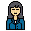 mujer de negocios icon