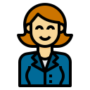 mujer de negocios icon