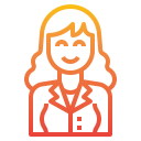 mujer de negocios icon