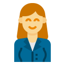 mujer de negocios icon