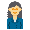 mujer de negocios icon