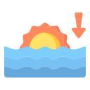 puesta de sol icon