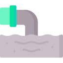 la contaminación del agua icon