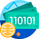 dinero digital icon