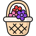 canasta de flores icon