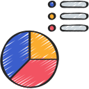 gráfico circular icon