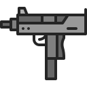 pistola ametralladora icon