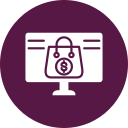 Online shopping icon