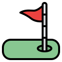 bandera de golf icon