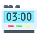 reloj digital icon