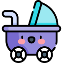 carrito de bebé icon