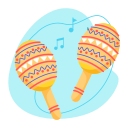 par de maracas icon