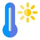 temperatura caliente icon