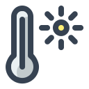 temperatura caliente icon