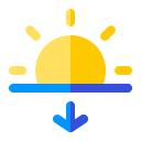 puesta de sol icon