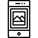 스마트 폰 icon