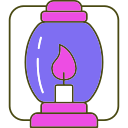 lámpara de kerosene icon