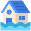 casa inundada icon