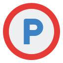 señal de estacionamiento icon