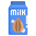 leite de amêndoa 