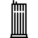 Skyscraper building icon