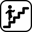 subir la señal de escalera icon