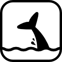 zone baleine Icône