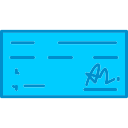 cheque bancario icon