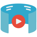 vídeo 360 icon