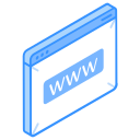 dirección web icon