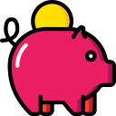 Piggy bank icon