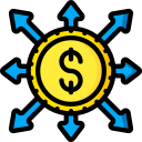 Money growth icon