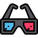 gafas 3d icon