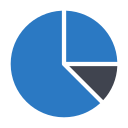 gráfico circular icon