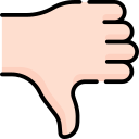 Большой палец вниз icon